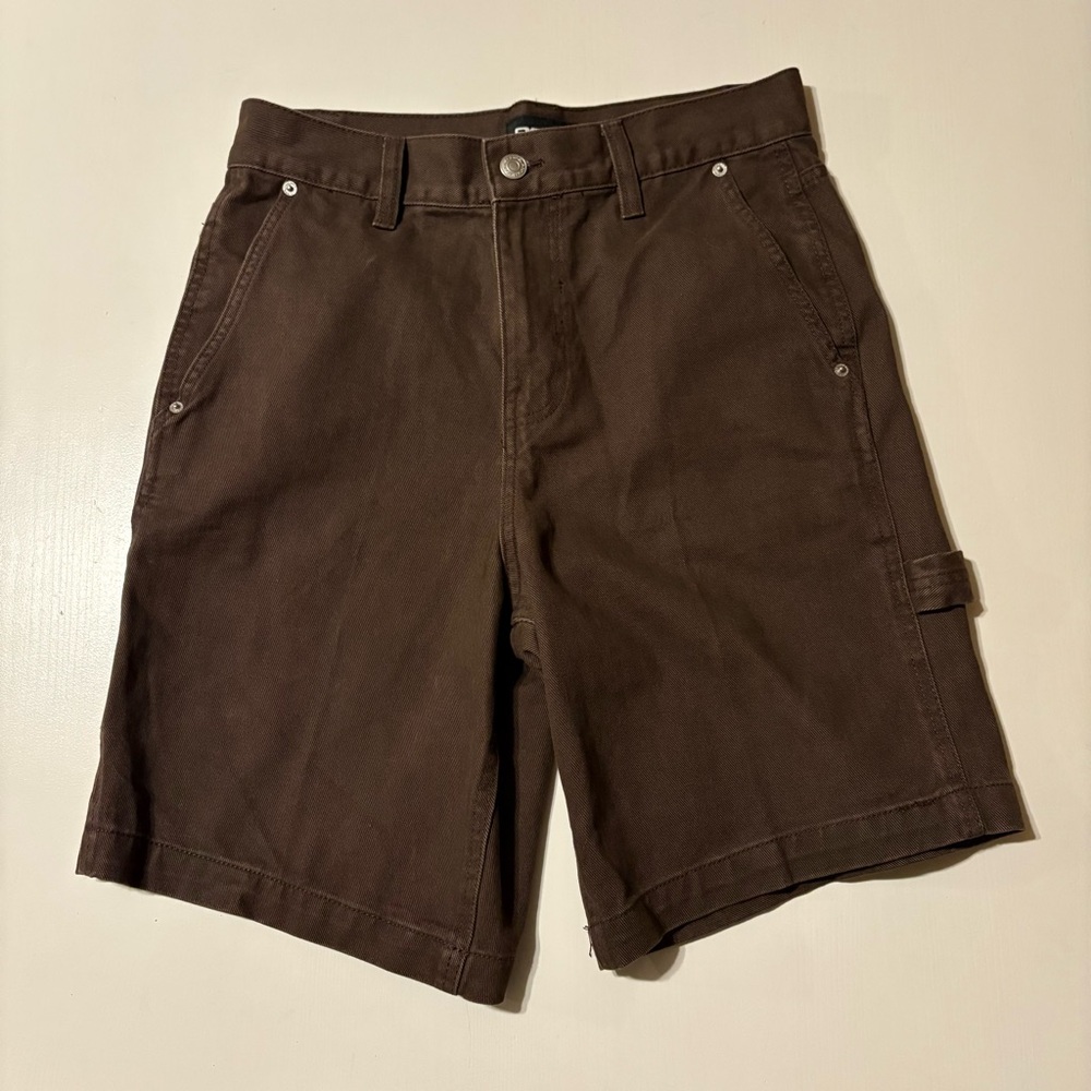 RSQ Men's Dark Brown Carpenter Shorts